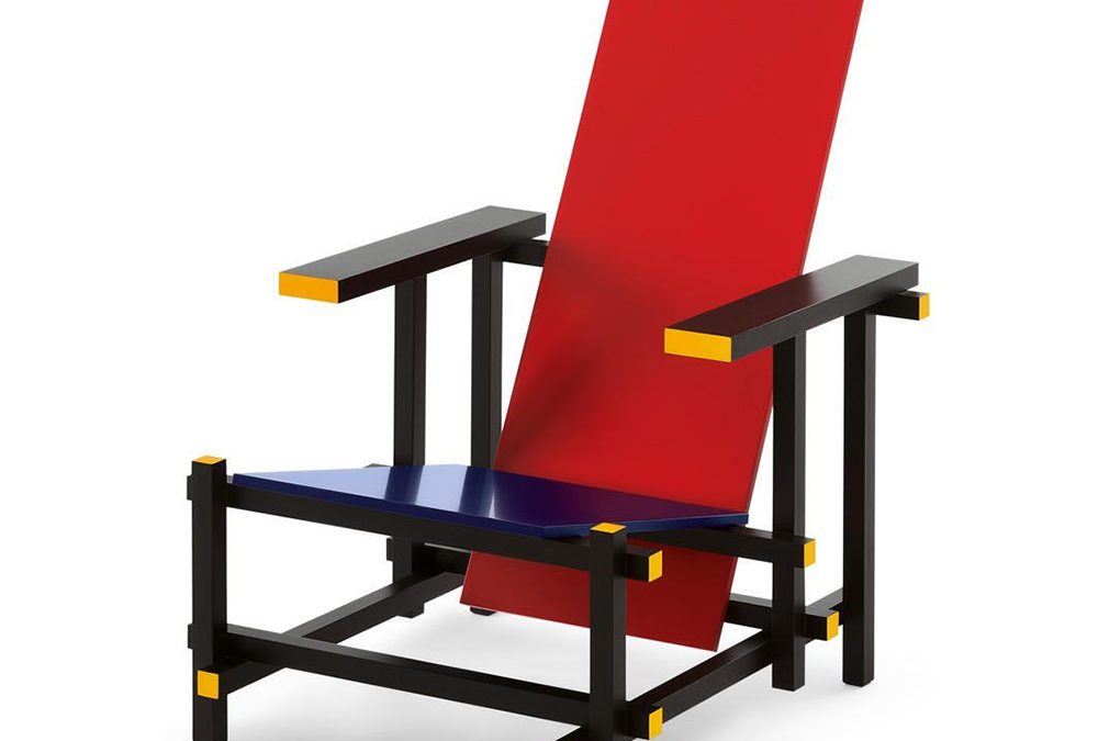 Red and Blue di Gerrit Rietveld