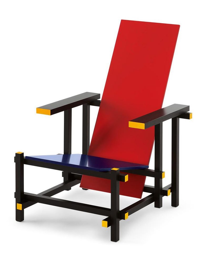 Red and Blue di Gerrit Rietveld